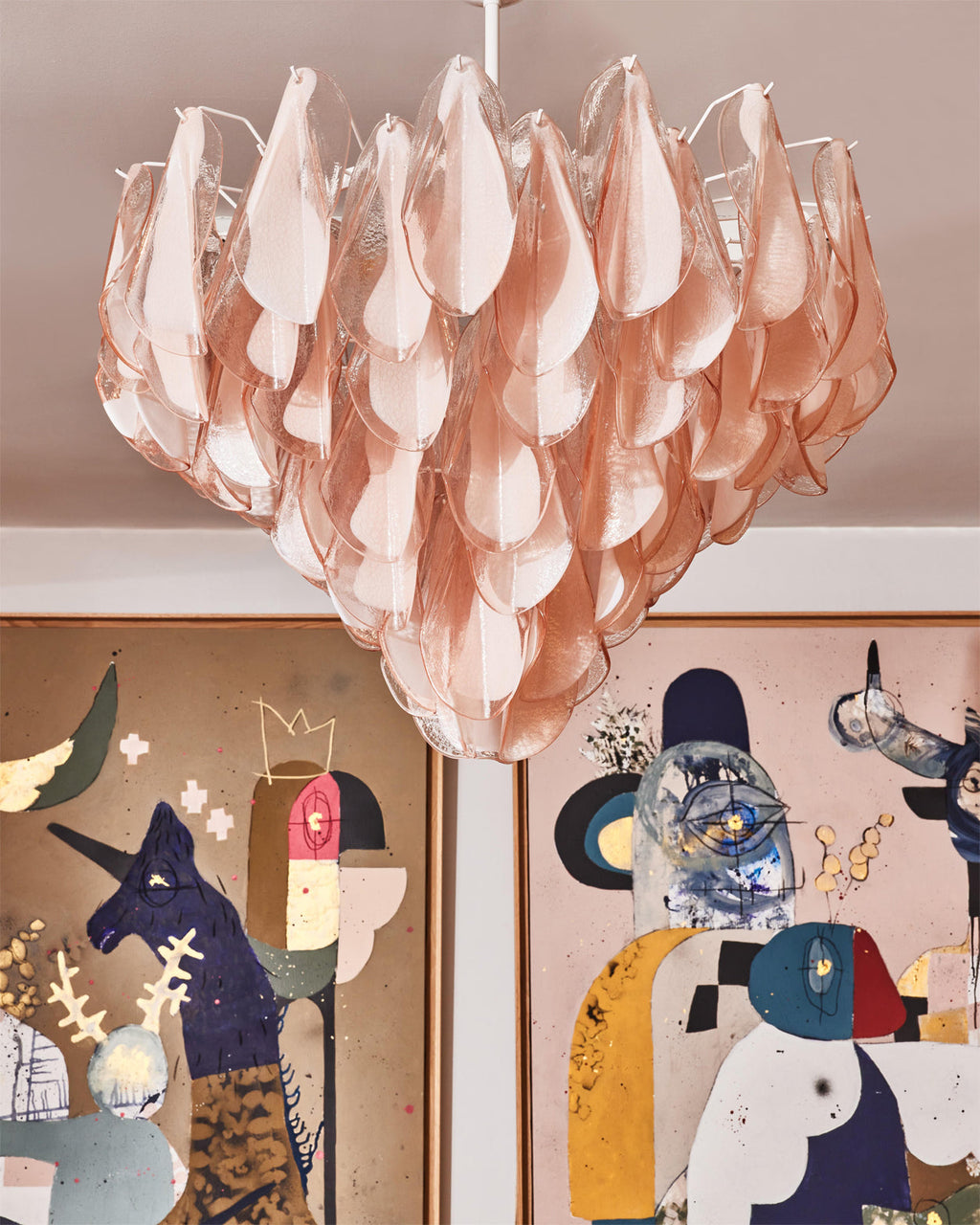 Rosalind Blush Crystal Luminary