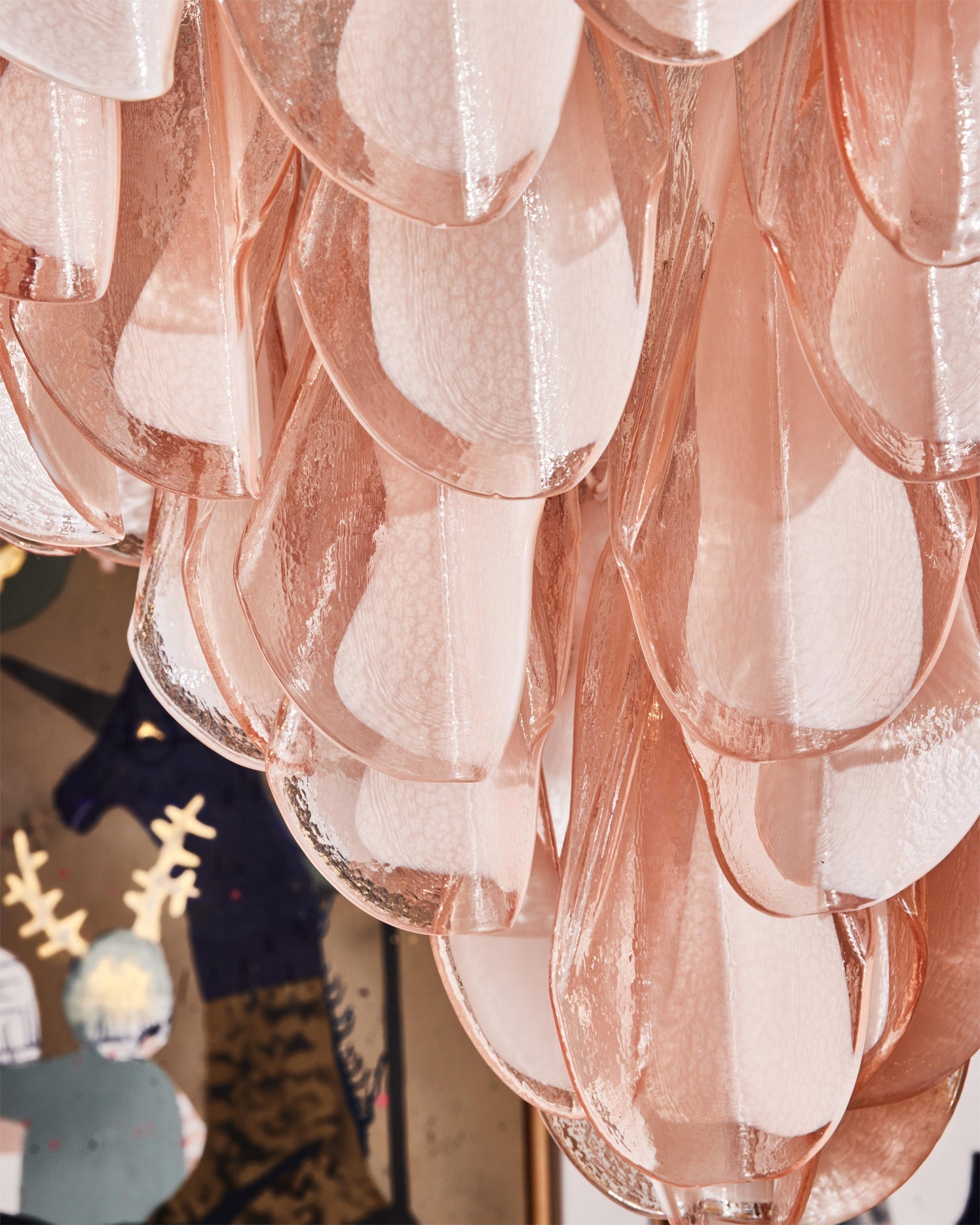 Rosalind Blush Crystal Luminary