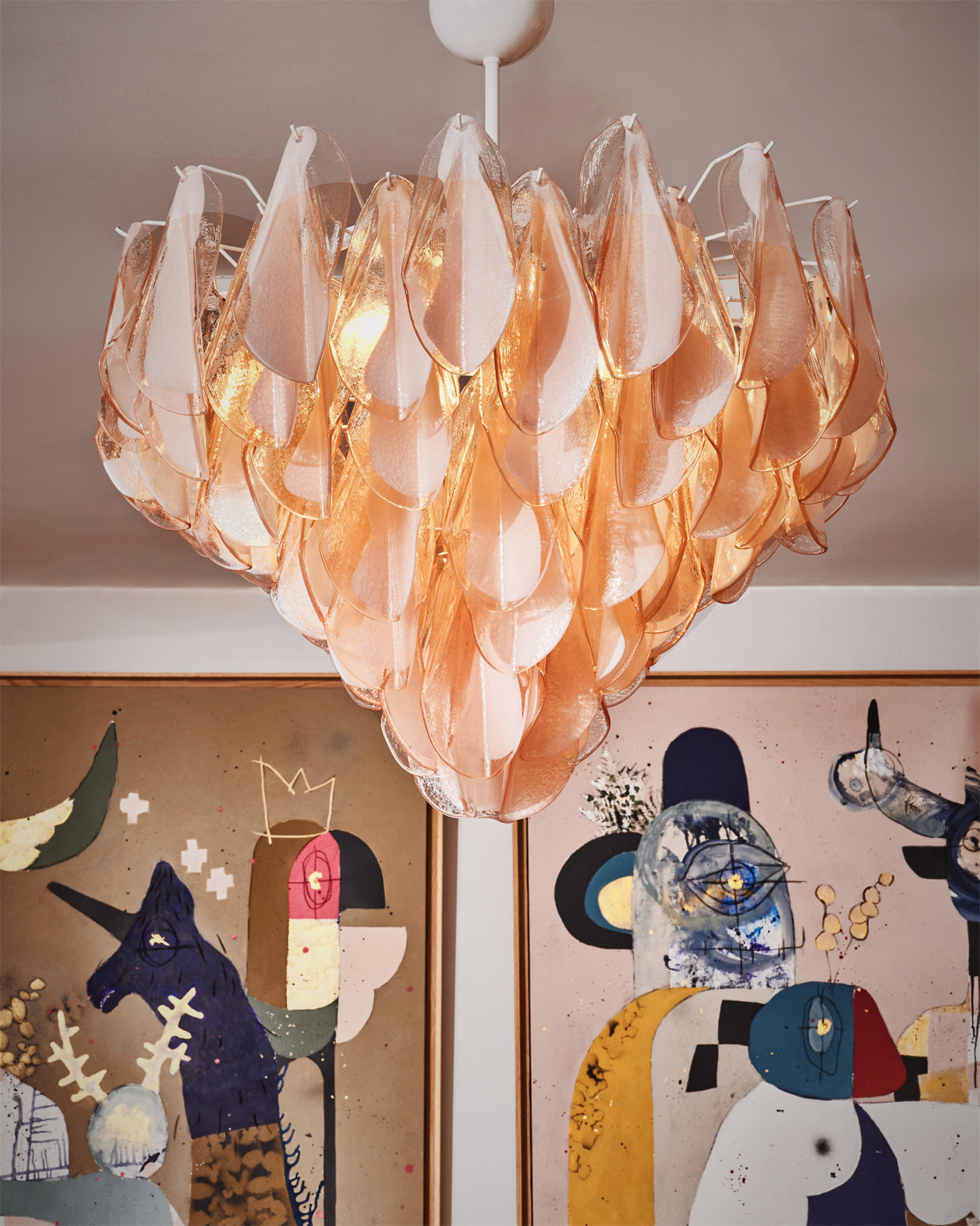 Rosalind Blush Crystal Luminary