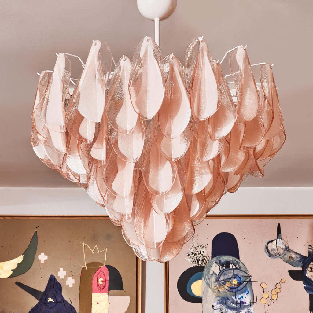 Rosalind Blush Crystal Luminary