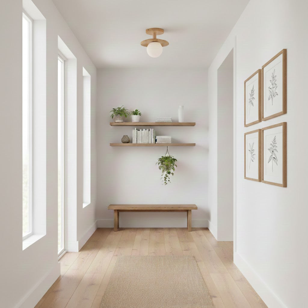 WHITMORE FROSTED GLASS CEILING GLOBE