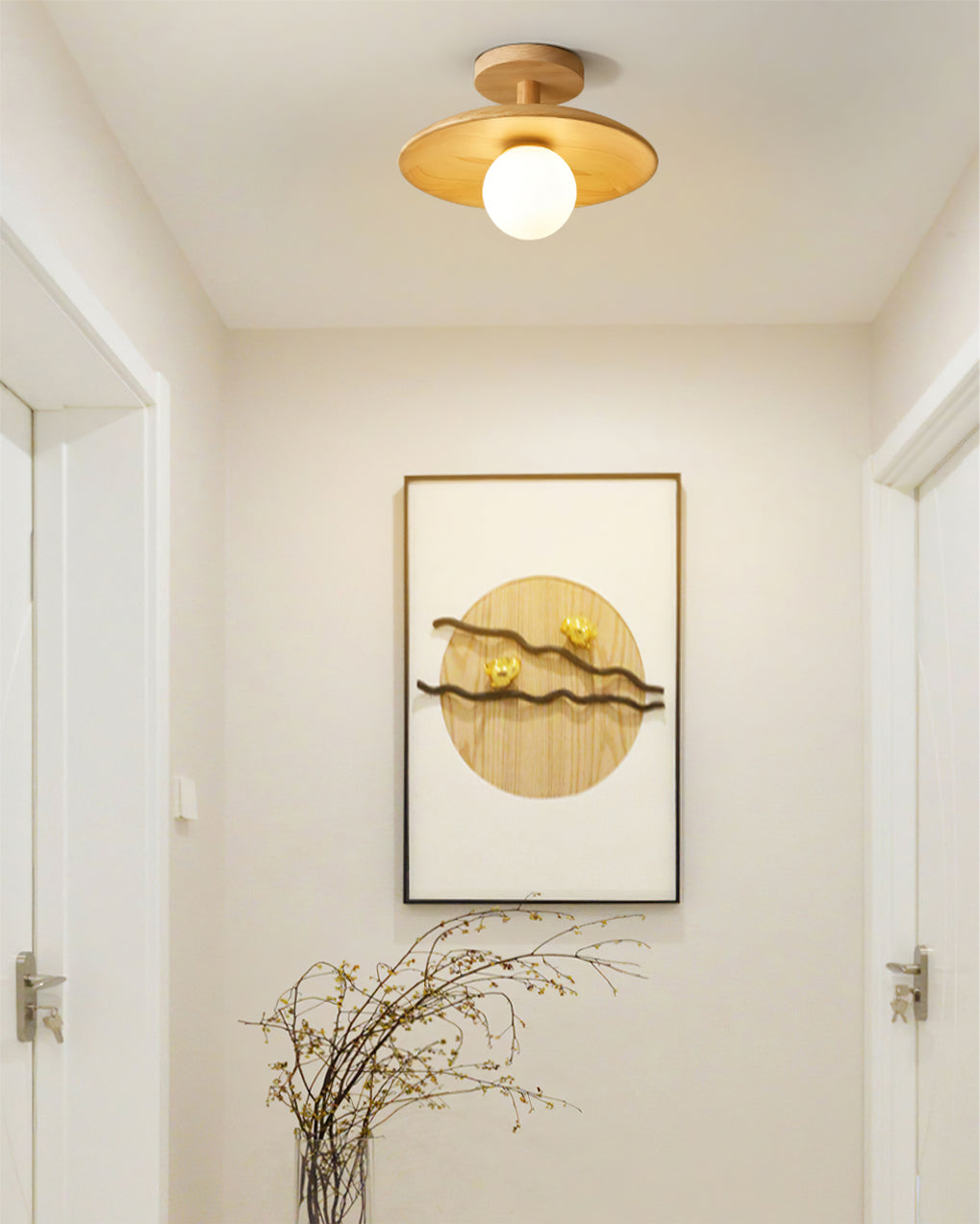 WHITMORE FROSTED GLASS CEILING GLOBE