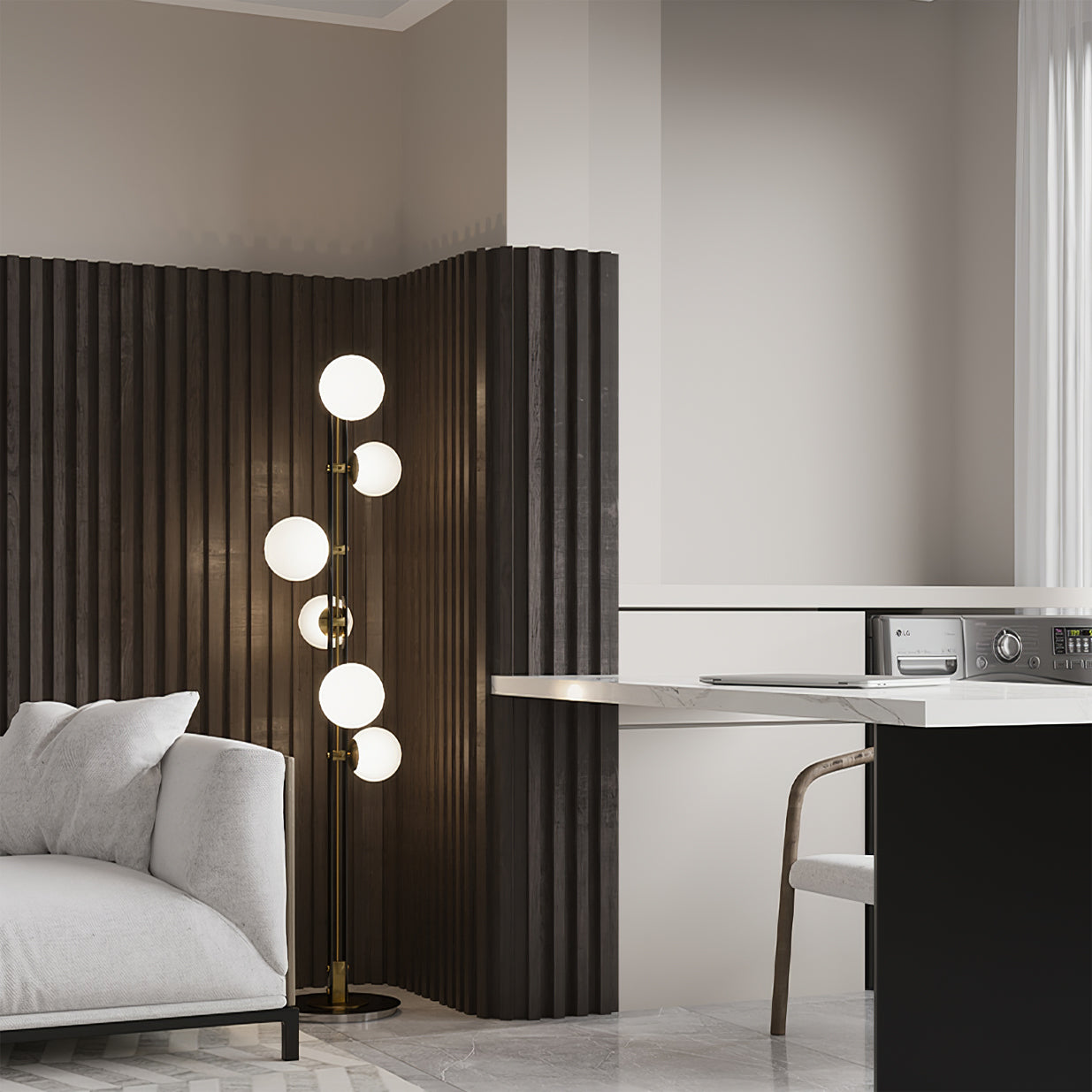 WINTHROP MID-CENTURY COLUMNAR LAMP