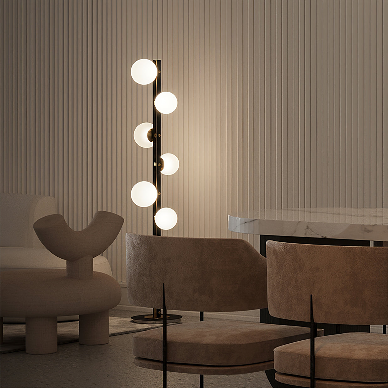 WINTHROP MID-CENTURY COLUMNAR LAMP