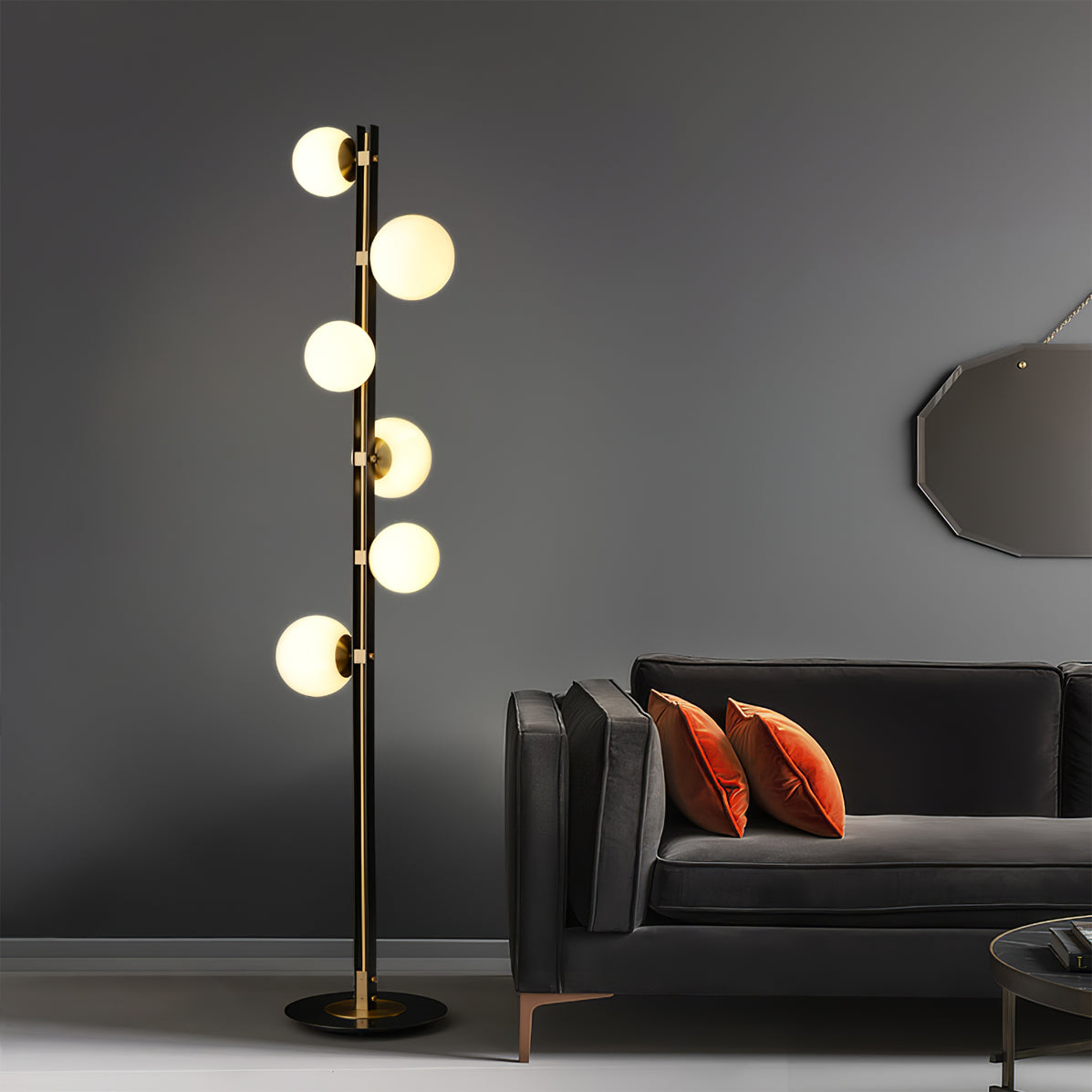 WINTHROP MID-CENTURY COLUMNAR LAMP