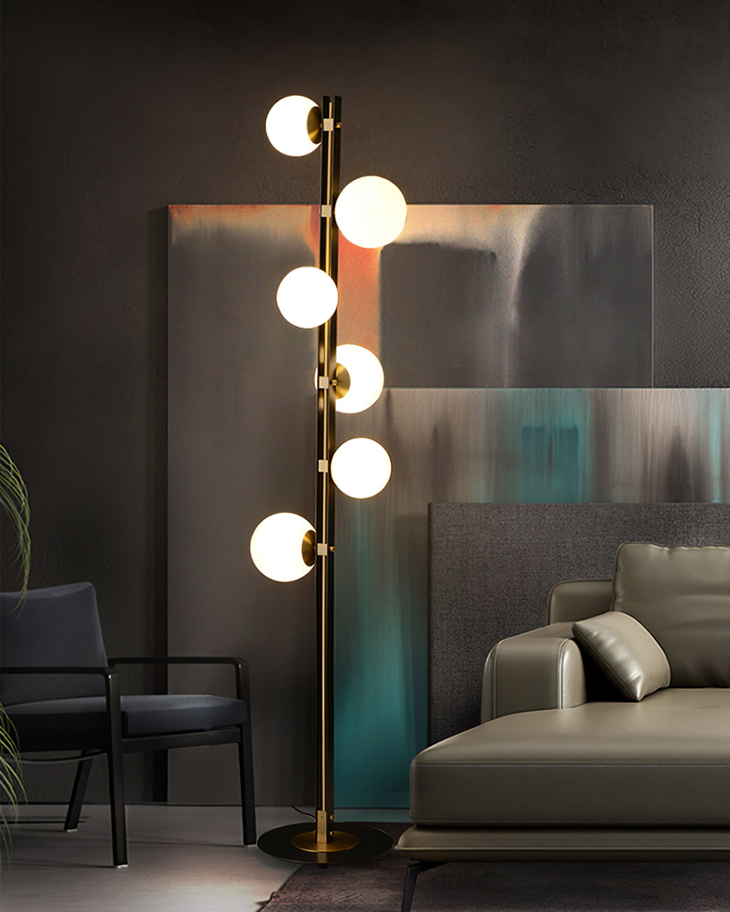 WINTHROP MID-CENTURY COLUMNAR LAMP