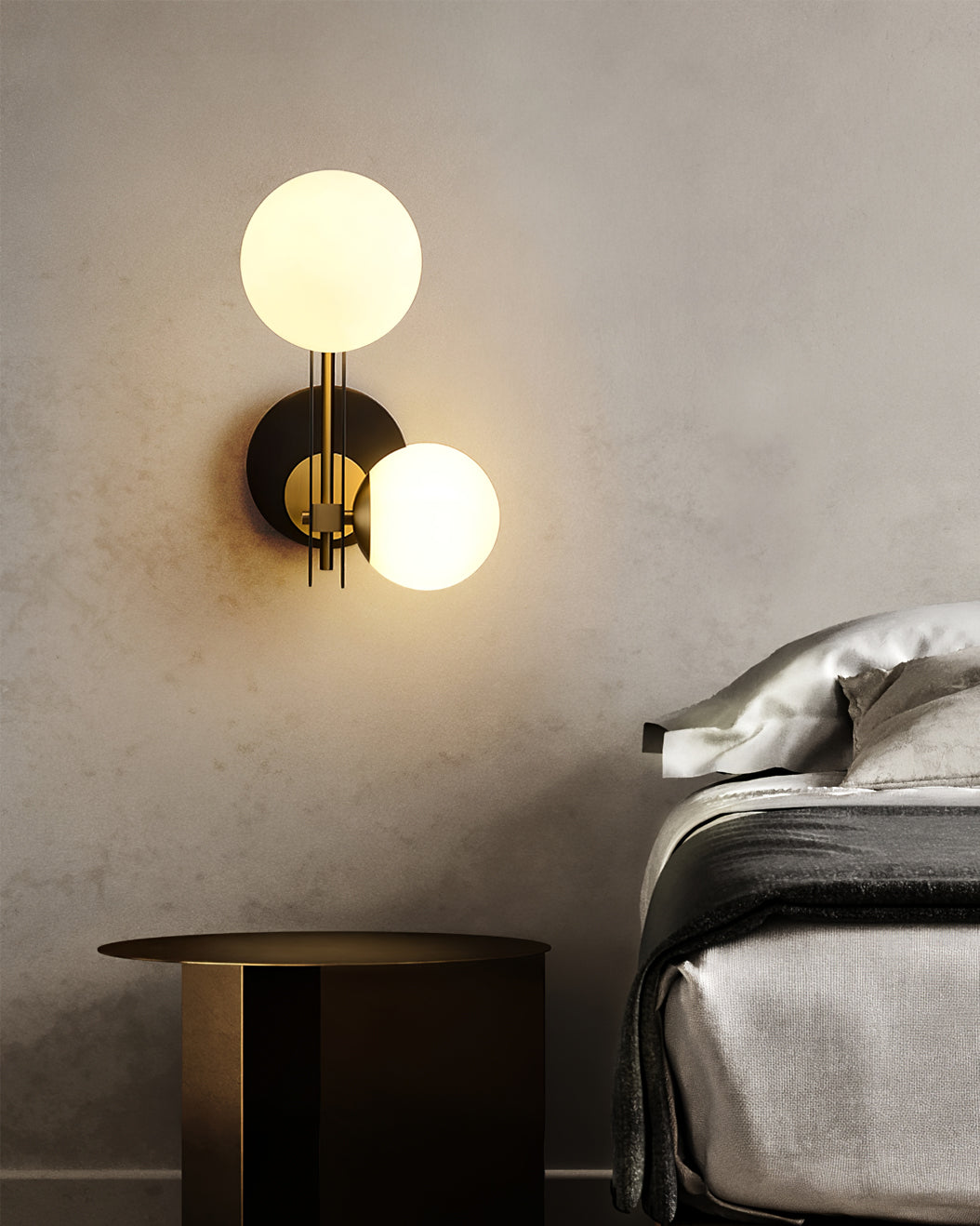 WINTHROP MOONSTONE WALL SCONCE