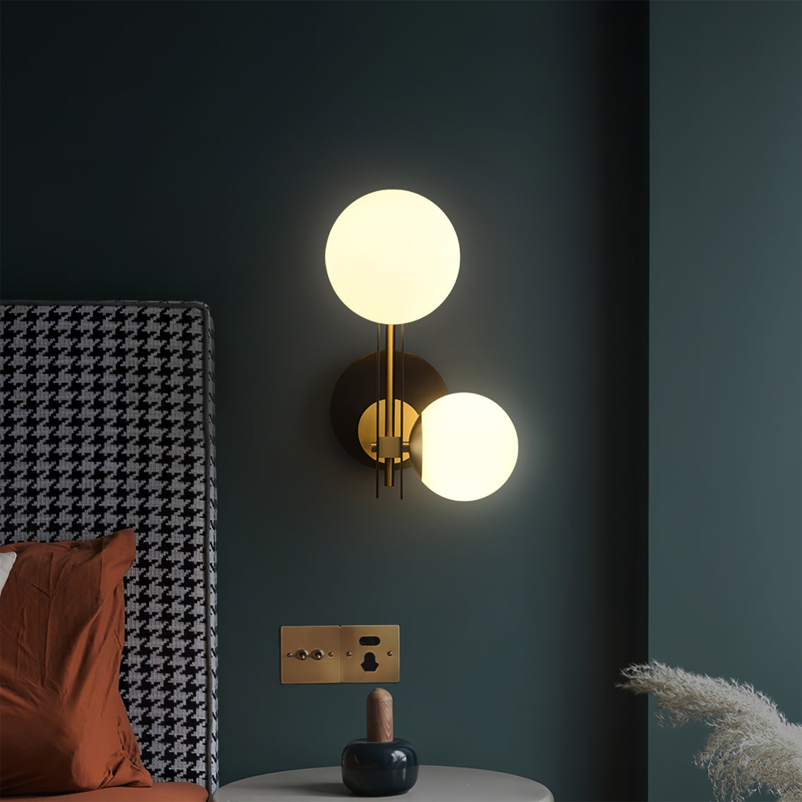 WINTHROP MOONSTONE WALL SCONCE