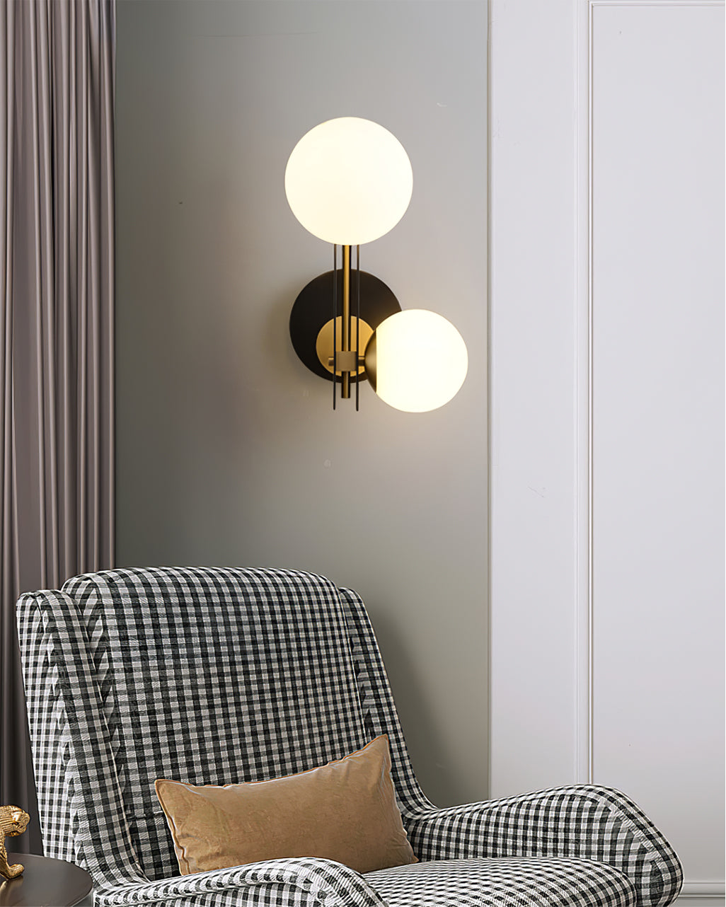WINTHROP MOONSTONE WALL SCONCE
