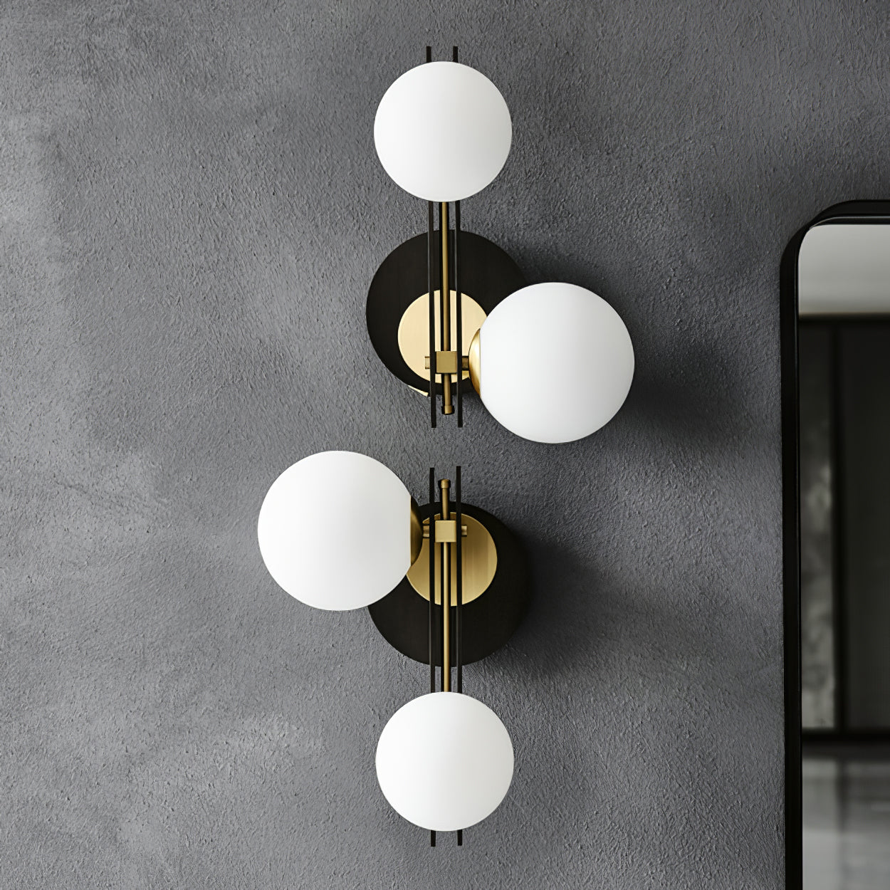 WINTHROP MOONSTONE WALL SCONCE
