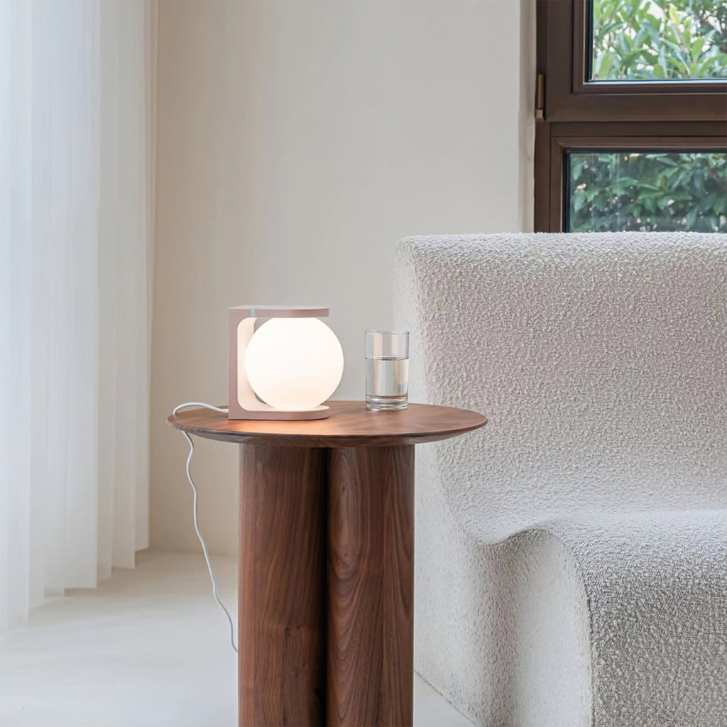FARNWORTH DISTILLED GLASS TABLE LANTERN