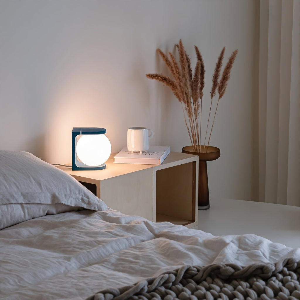 FARNWORTH DISTILLED GLASS TABLE LANTERN