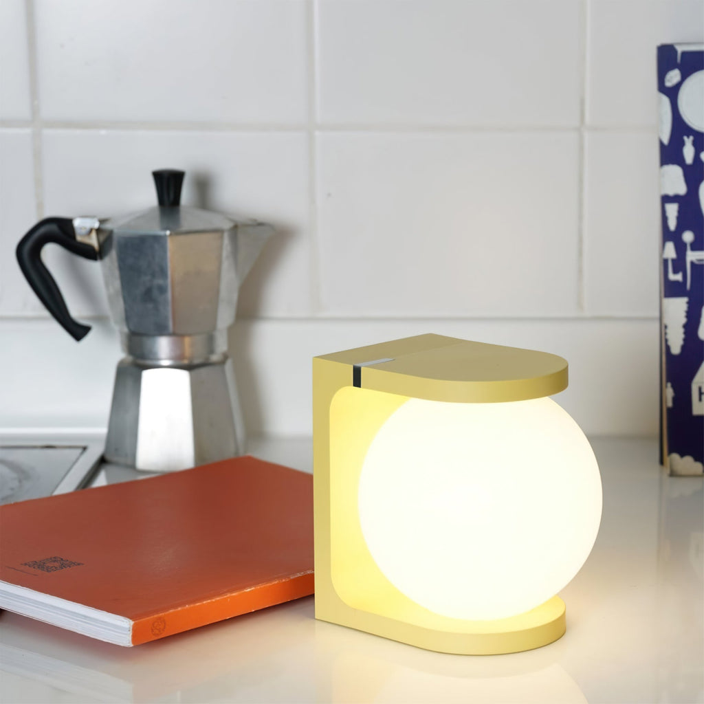 FARNWORTH DISTILLED GLASS TABLE LANTERN