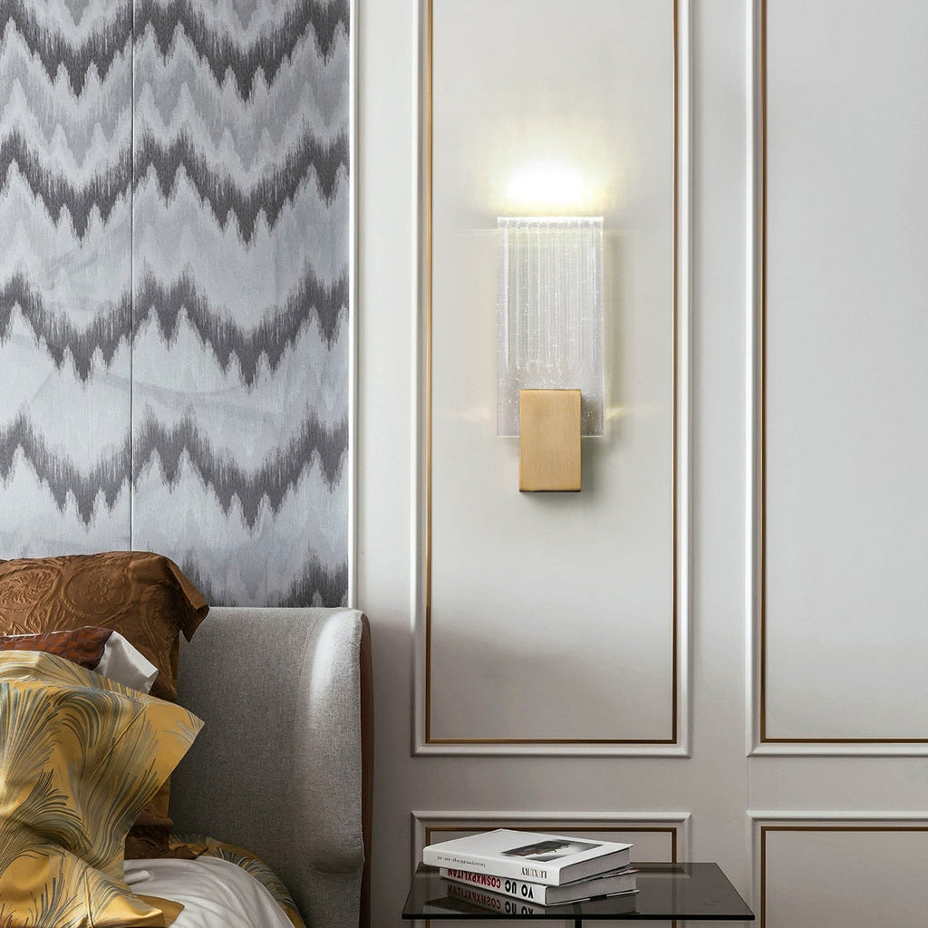 WINTHROP CRYSTAL FOLD WALL SCONCE
