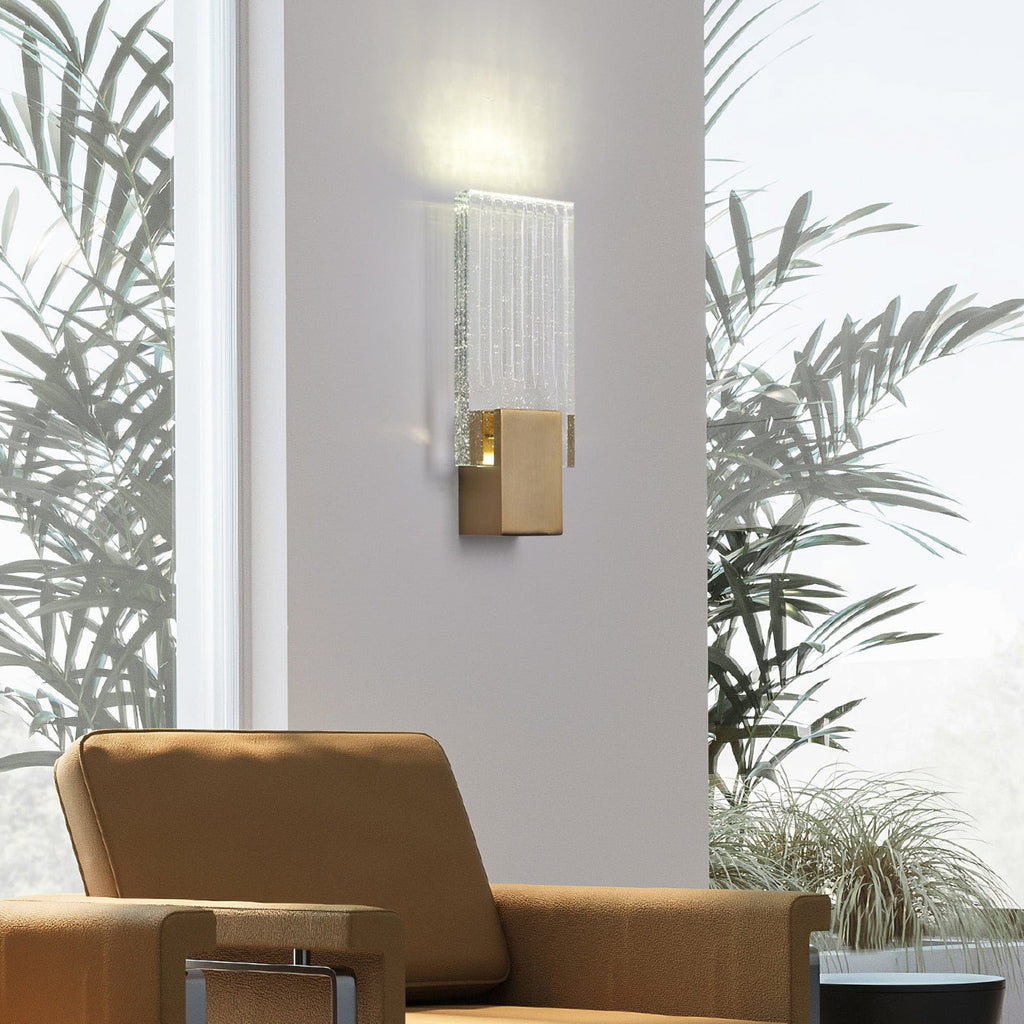 WINTHROP CRYSTAL FOLD WALL SCONCE