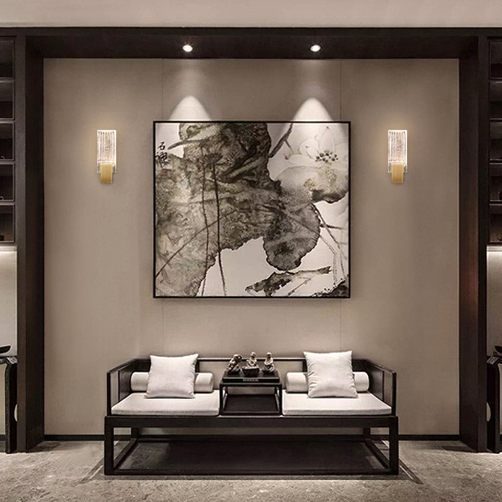 WINTHROP CRYSTAL FOLD WALL SCONCE
