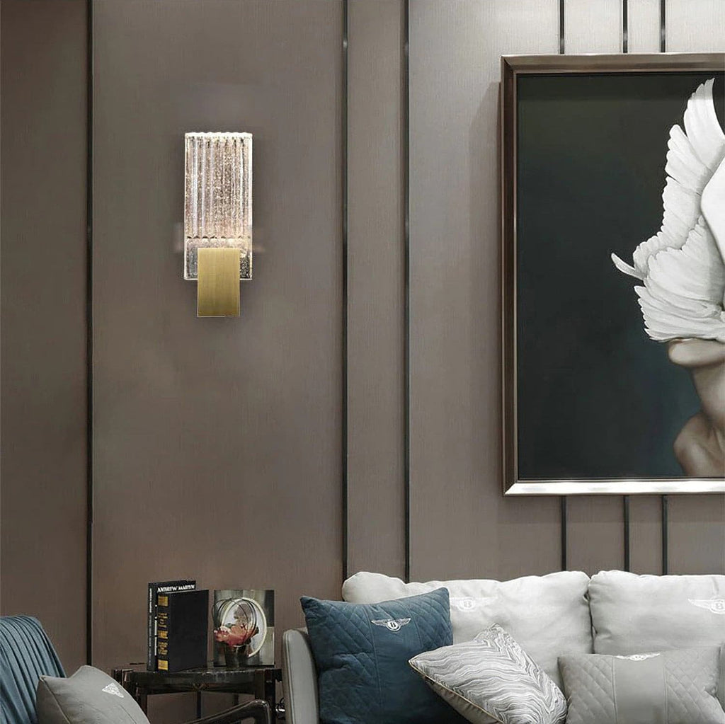 WINTHROP CRYSTAL FOLD WALL SCONCE