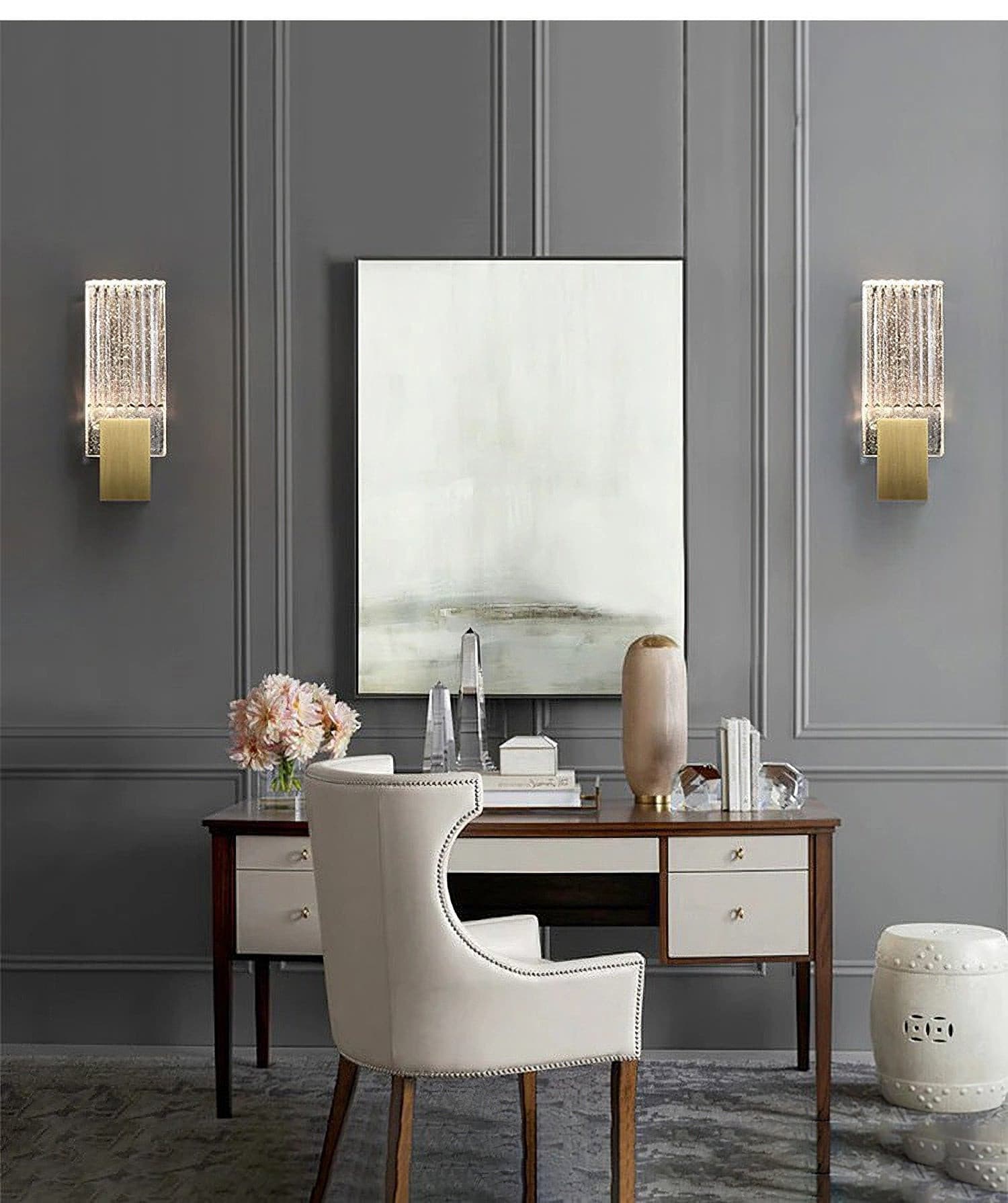 WINTHROP CRYSTAL FOLD WALL SCONCE