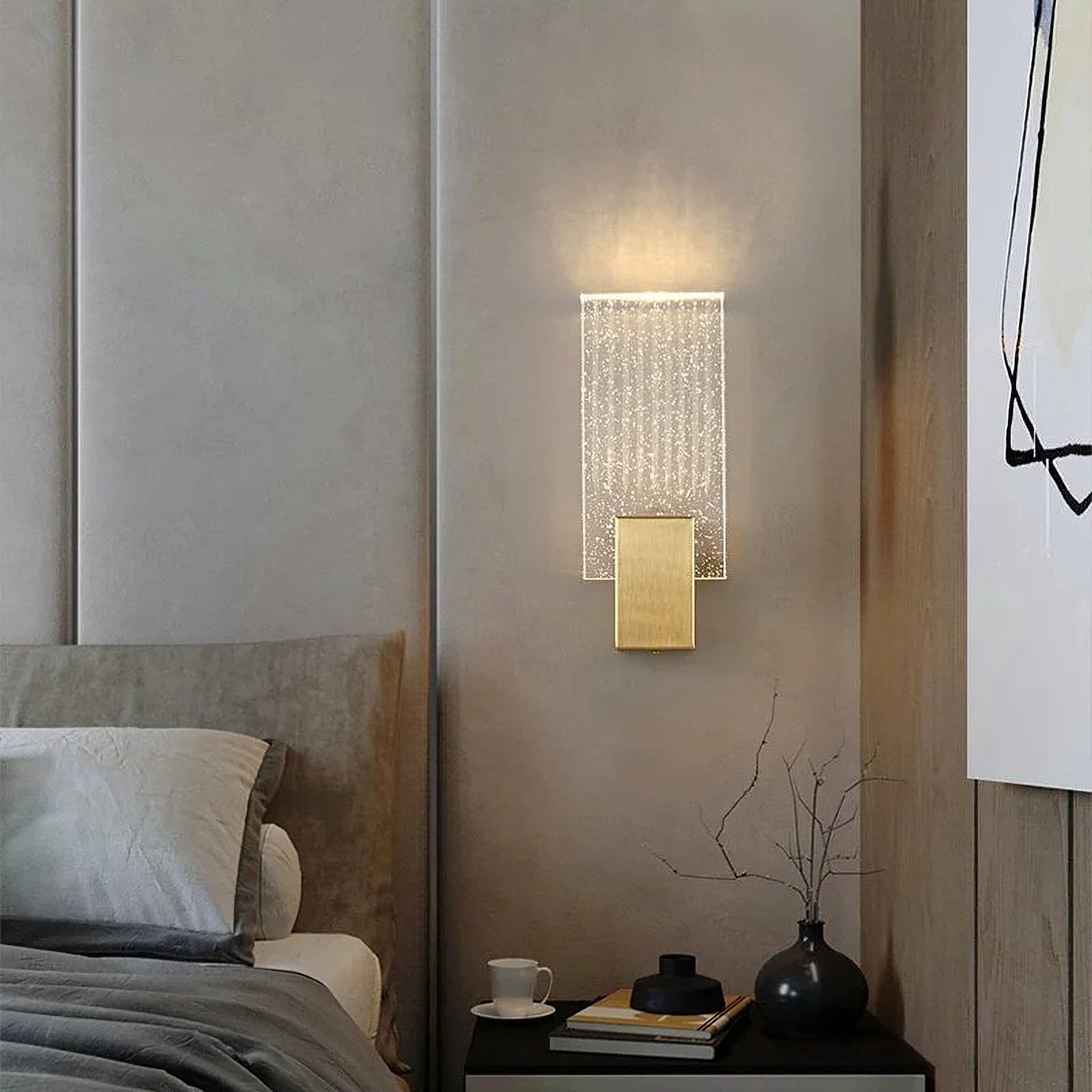 WINTHROP CRYSTAL FOLD WALL SCONCE