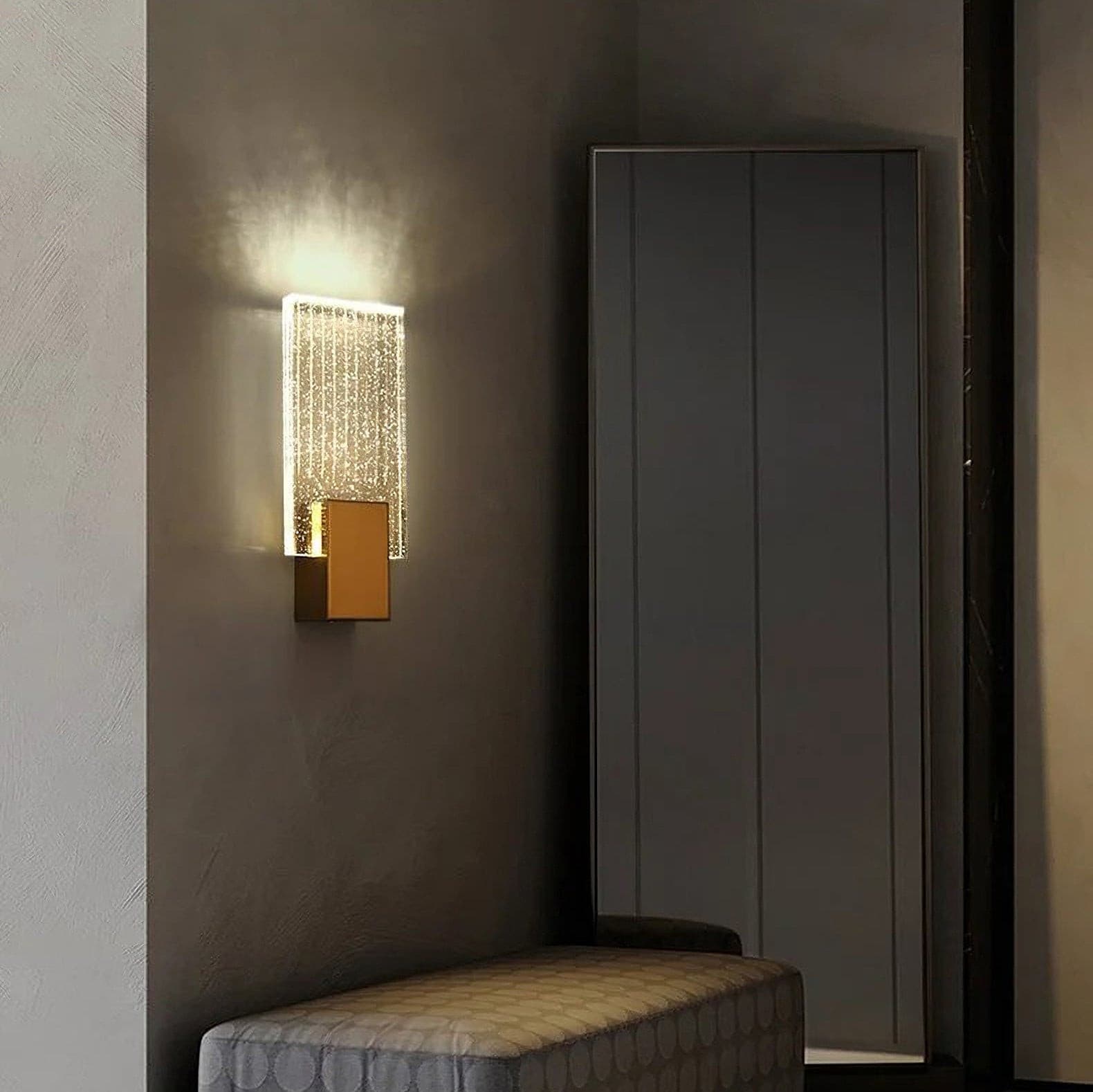WINTHROP CRYSTAL FOLD WALL SCONCE