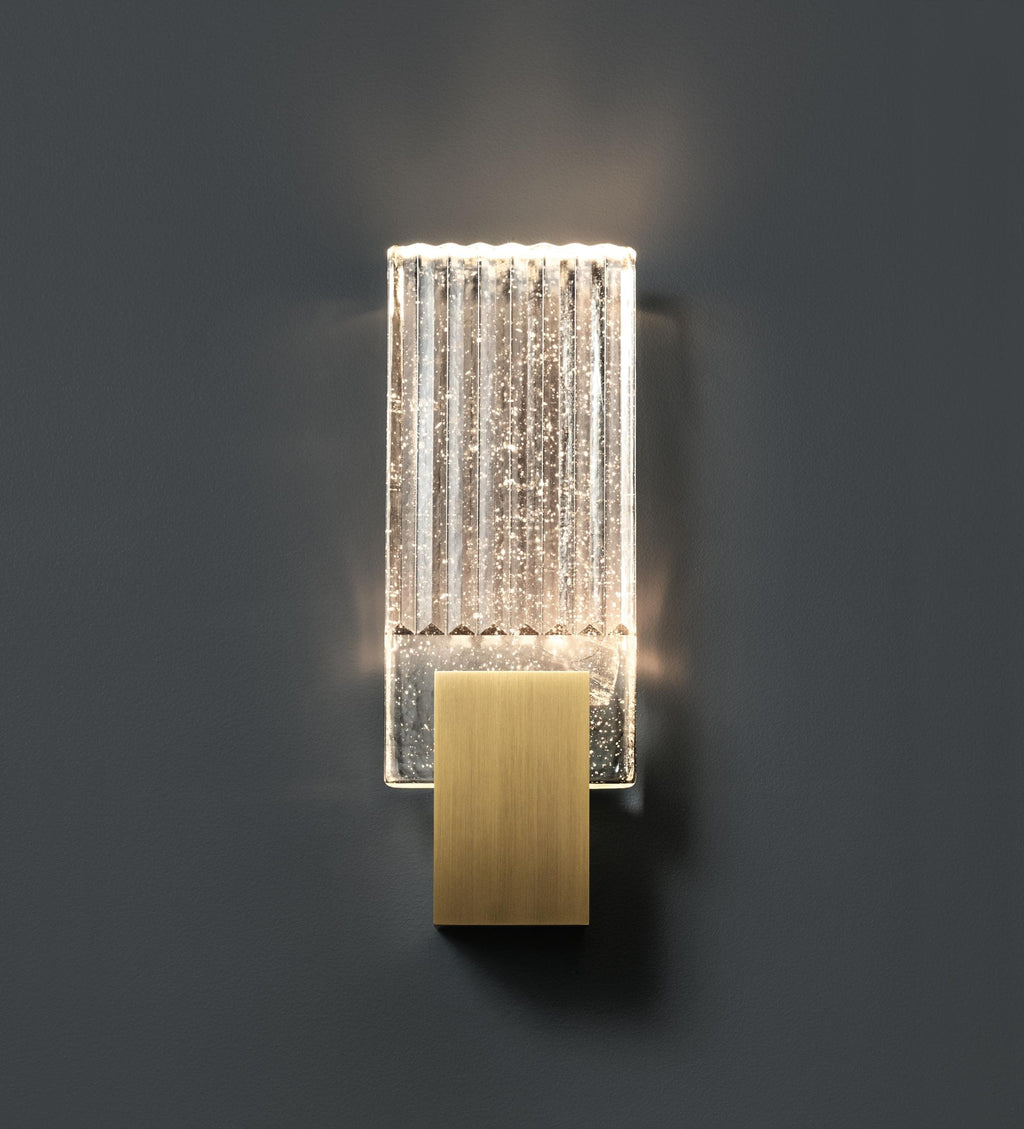 WINTHROP CRYSTAL FOLD WALL SCONCE