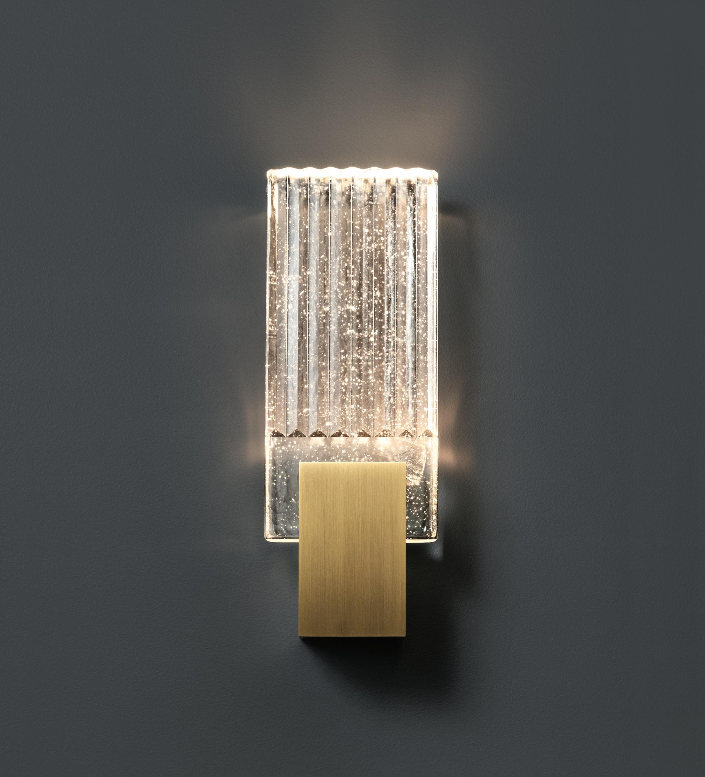 WINTHROP CRYSTAL FOLD WALL SCONCE