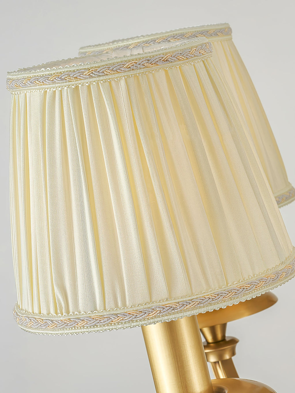 WINTHROP PLEATED BRASS CEILING LANTERN