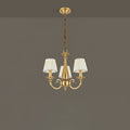 WINTHROP PLEATED BRASS CEILING LANTERN