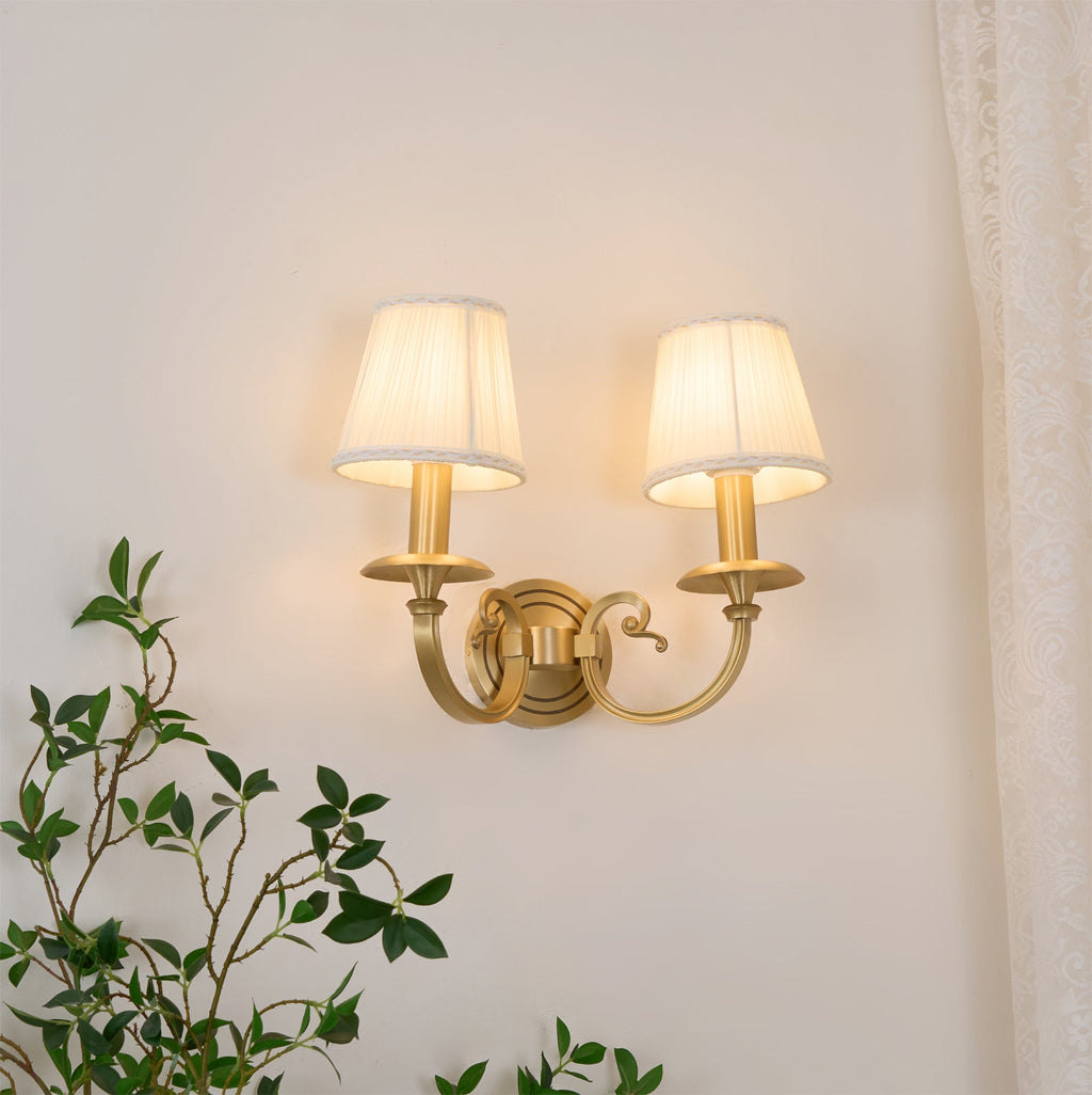CHARING CROSS FOLDING BRASS WALL SCONCE