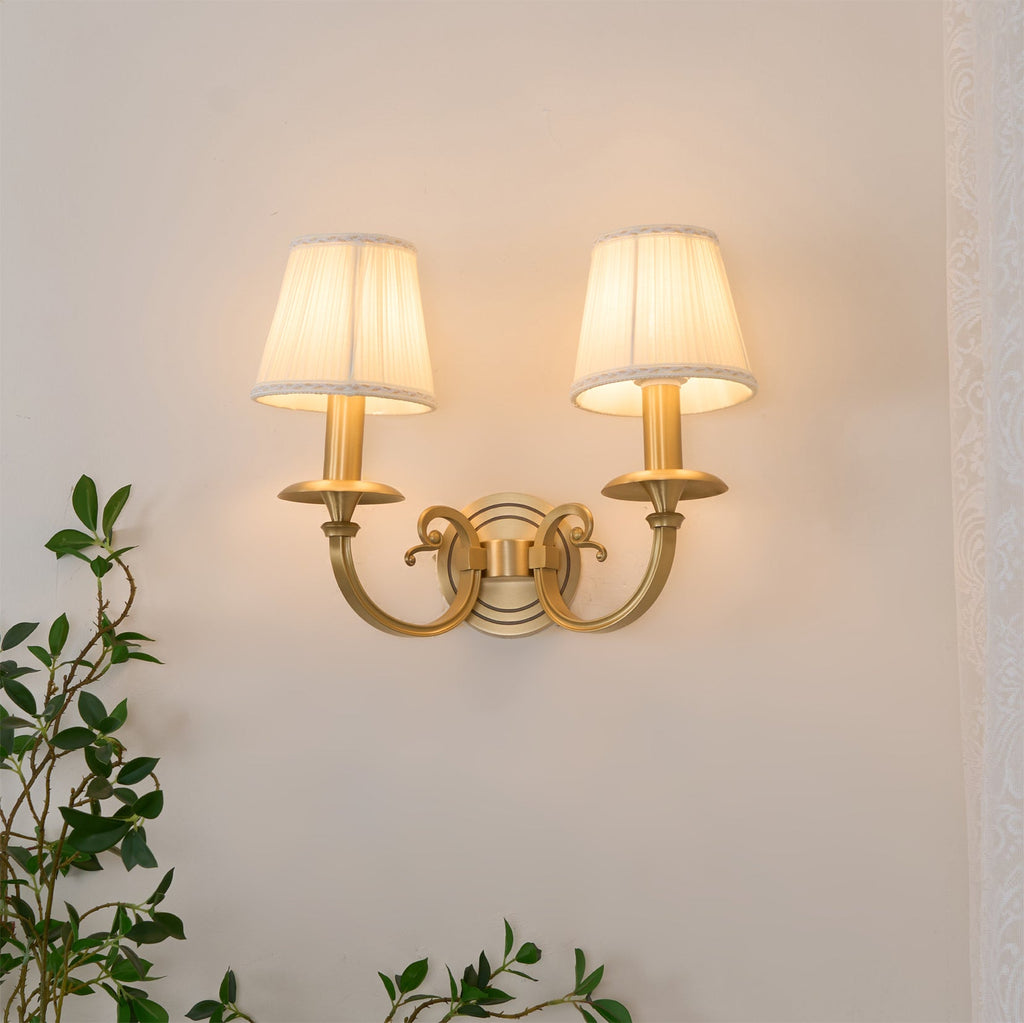 CHARING CROSS FOLDING BRASS WALL SCONCE