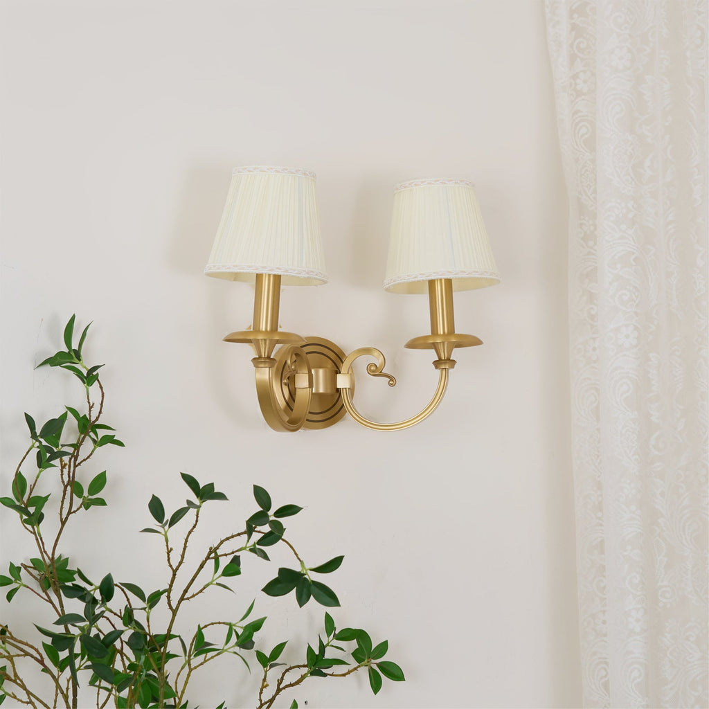 CHARING CROSS FOLDING BRASS WALL SCONCE