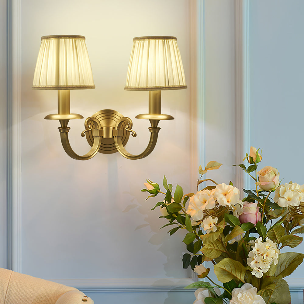 CHARING CROSS FOLDING BRASS WALL SCONCE