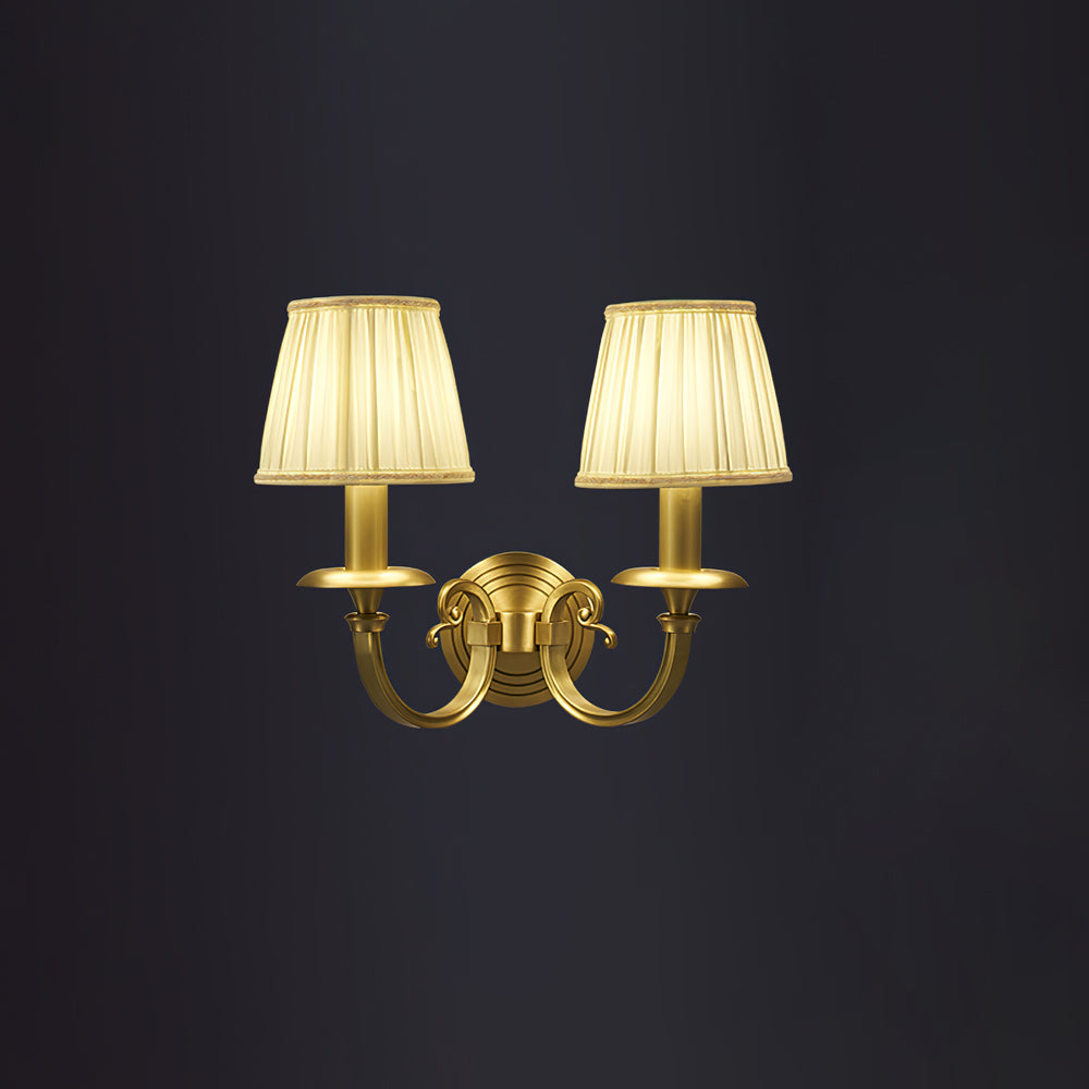 CHARING CROSS FOLDING BRASS WALL SCONCE