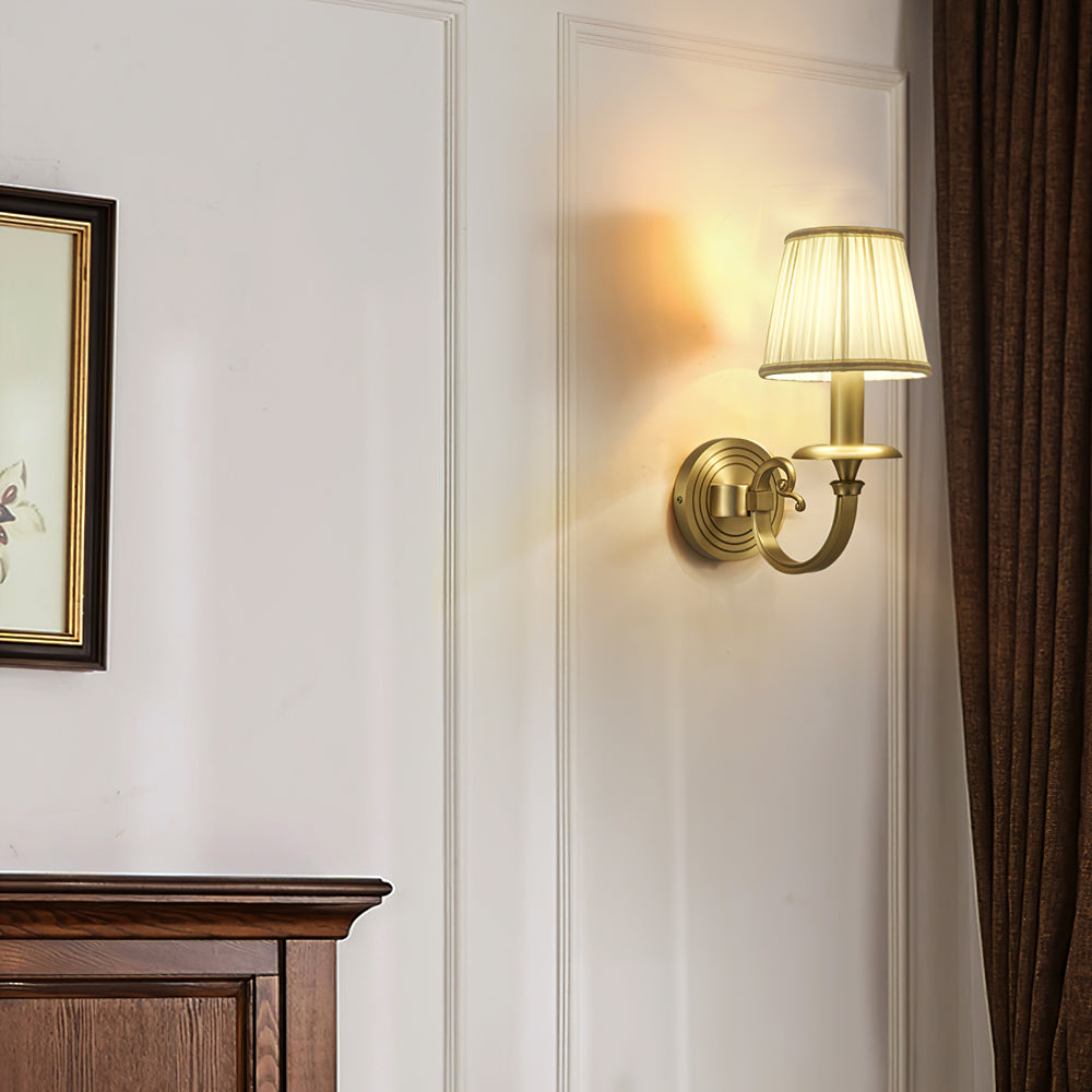 CHARING CROSS FOLDING BRASS WALL SCONCE