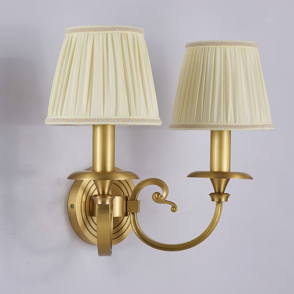 CHARING CROSS FOLDING BRASS WALL SCONCE