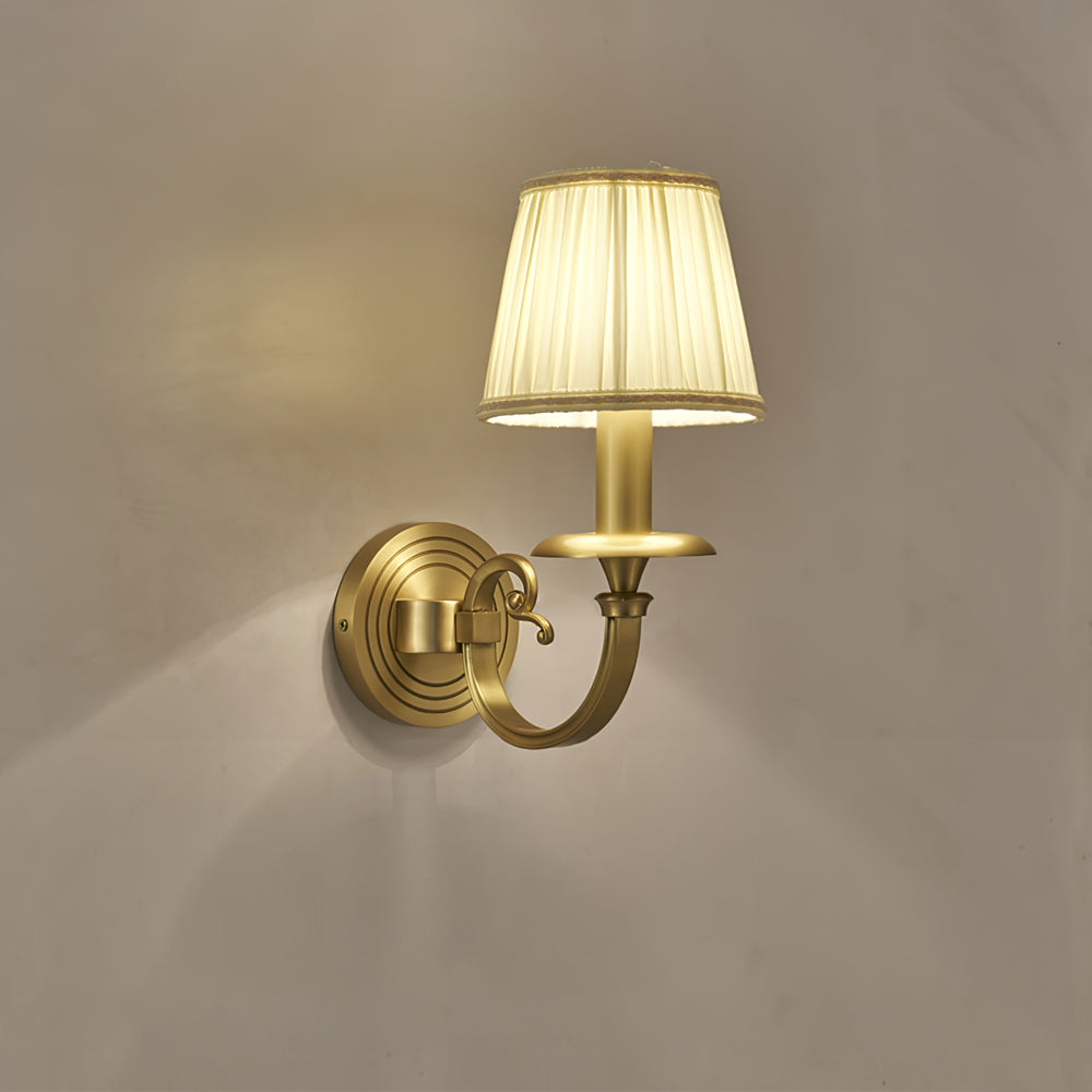 CHARING CROSS FOLDING BRASS WALL SCONCE
