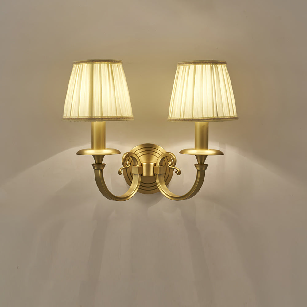 CHARING CROSS FOLDING BRASS WALL SCONCE