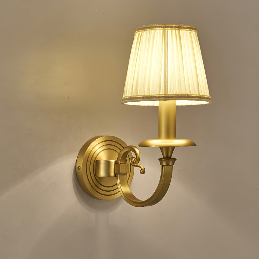 CHARING CROSS FOLDING BRASS WALL SCONCE
