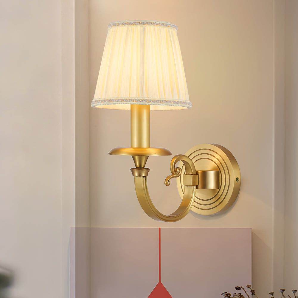 CHARING CROSS FOLDING BRASS WALL SCONCE