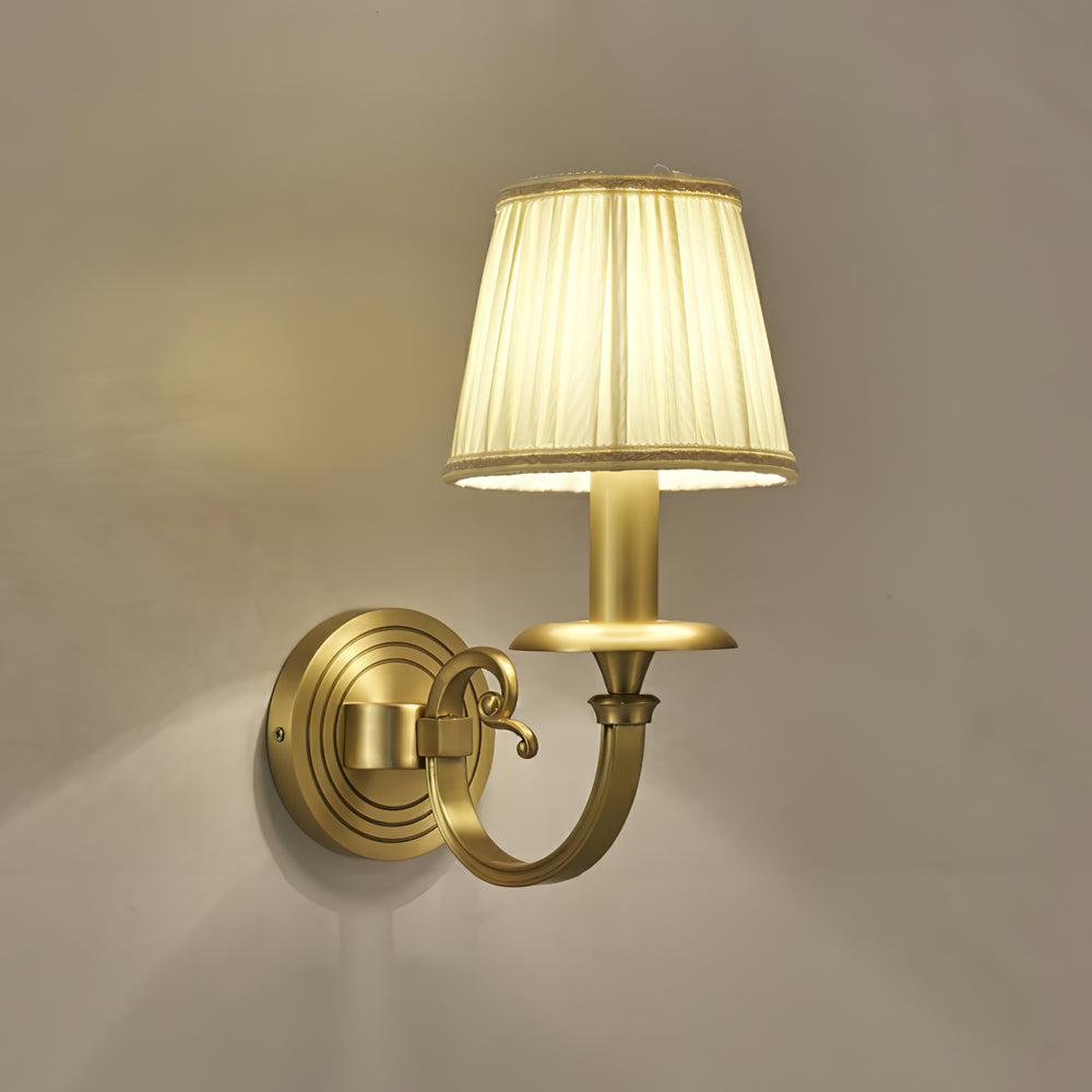 CHARING CROSS FOLDING BRASS WALL SCONCE