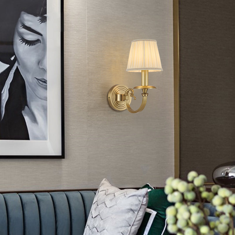 CHARING CROSS FOLDING BRASS WALL SCONCE