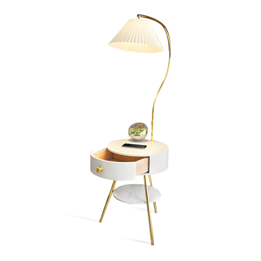 CHARLESTON PLEATED AMBIENCE FLOOR LAMP
