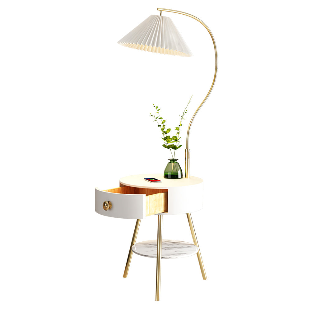 CHARLESTON PLEATED AMBIENCE FLOOR LAMP