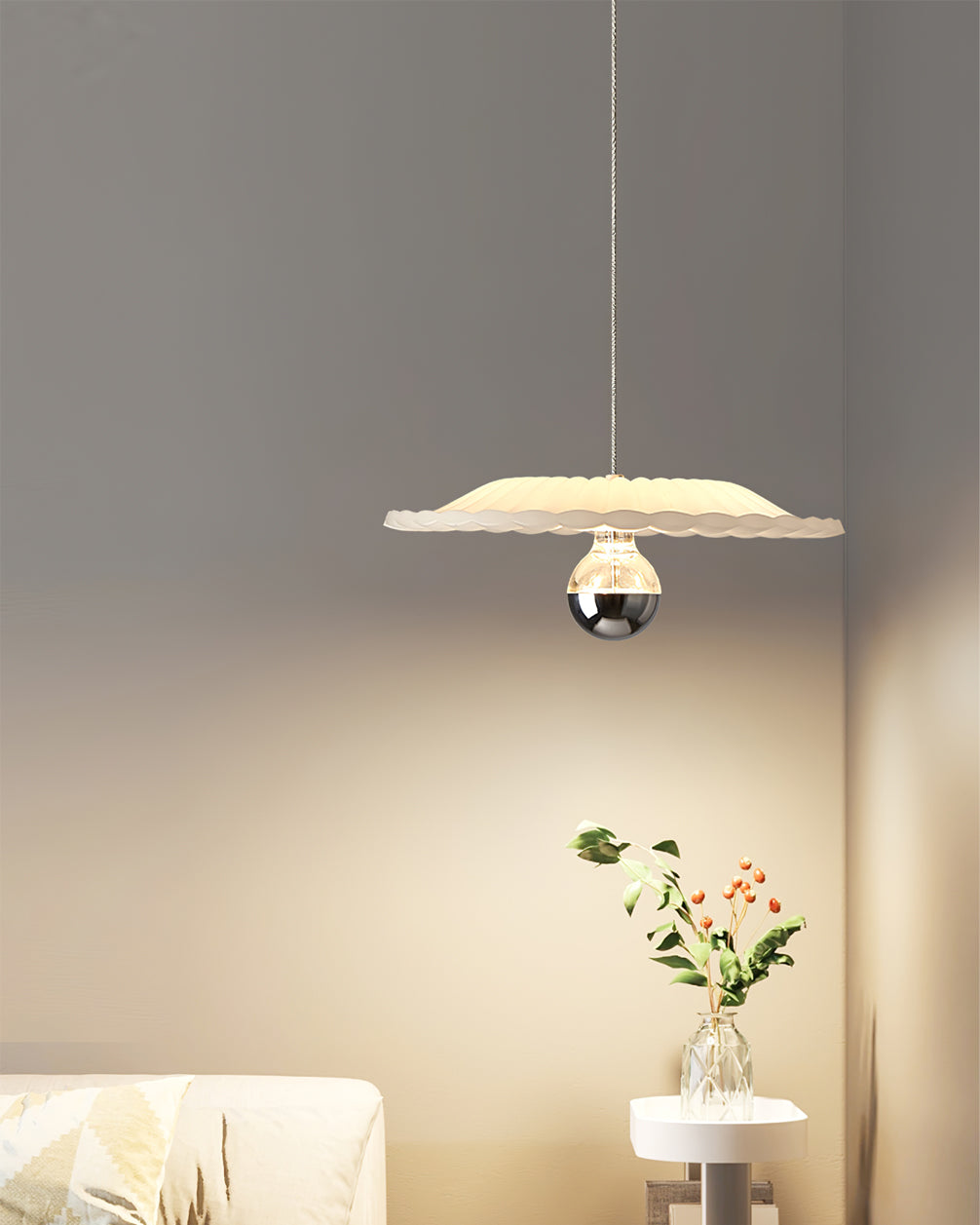 WINTERBOURNE PLEATED CEILING LANTERN