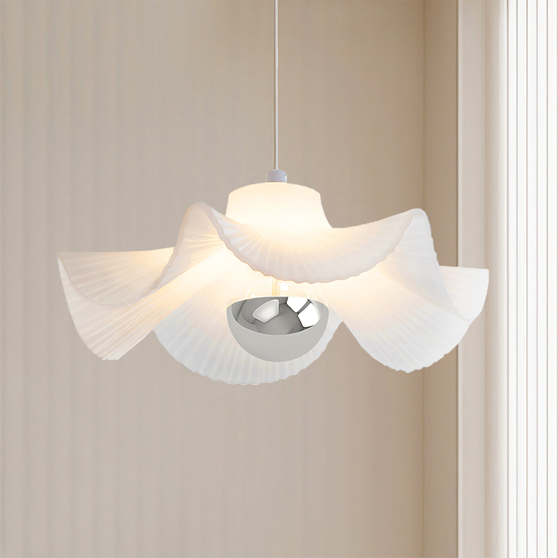 WINTERBOURNE PLEATED CEILING LANTERN