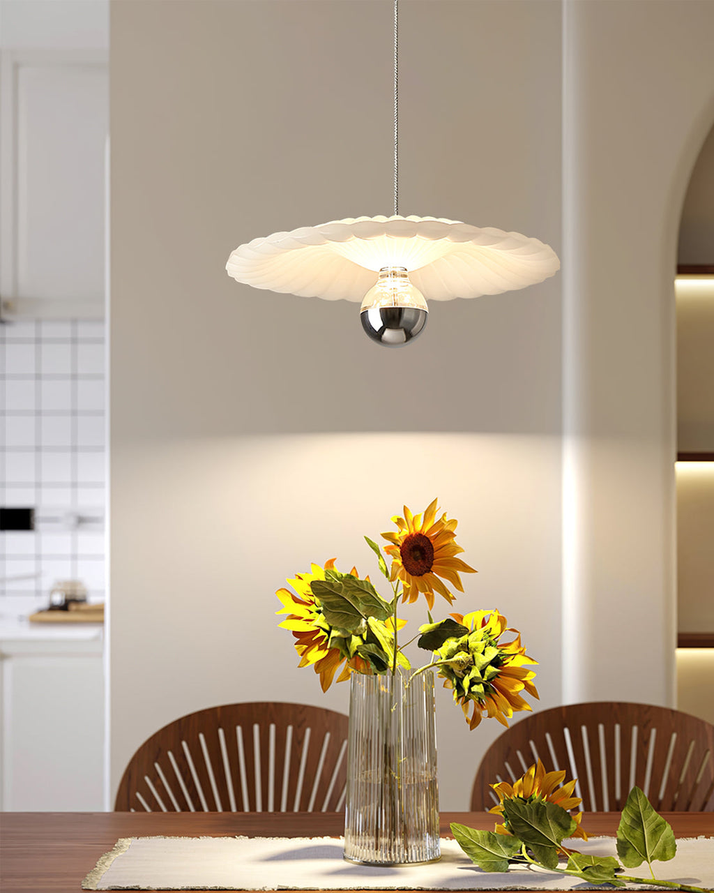 WINTERBOURNE PLEATED CEILING LANTERN