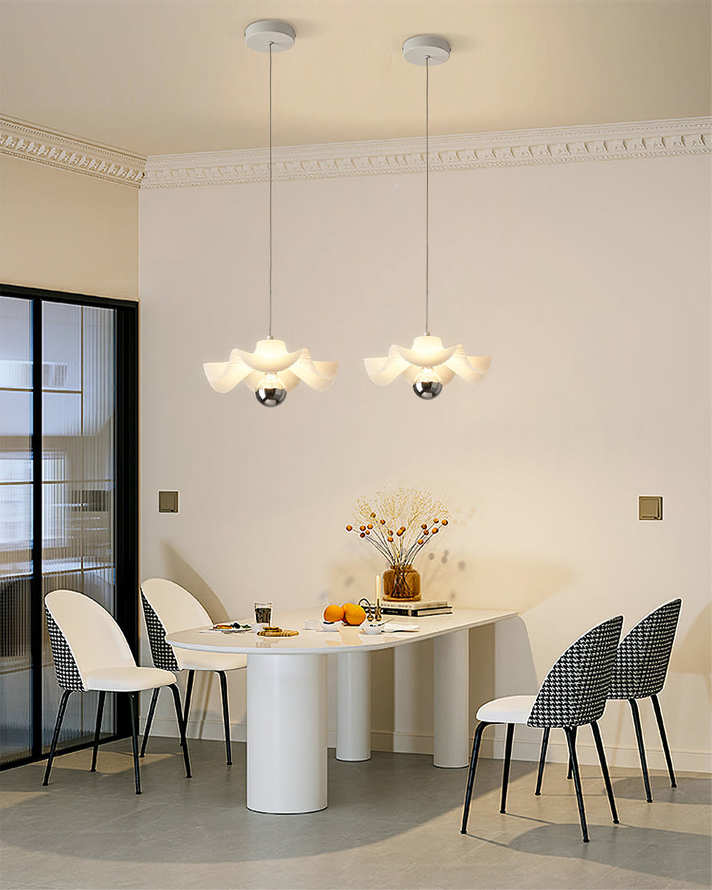 WINTERBOURNE PLEATED CEILING LANTERN