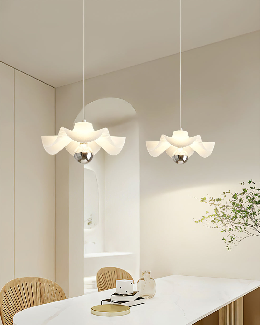 WINTERBOURNE PLEATED CEILING LANTERN