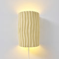 RAVENSHIRE PLEATED RESIN WALL SCONCE