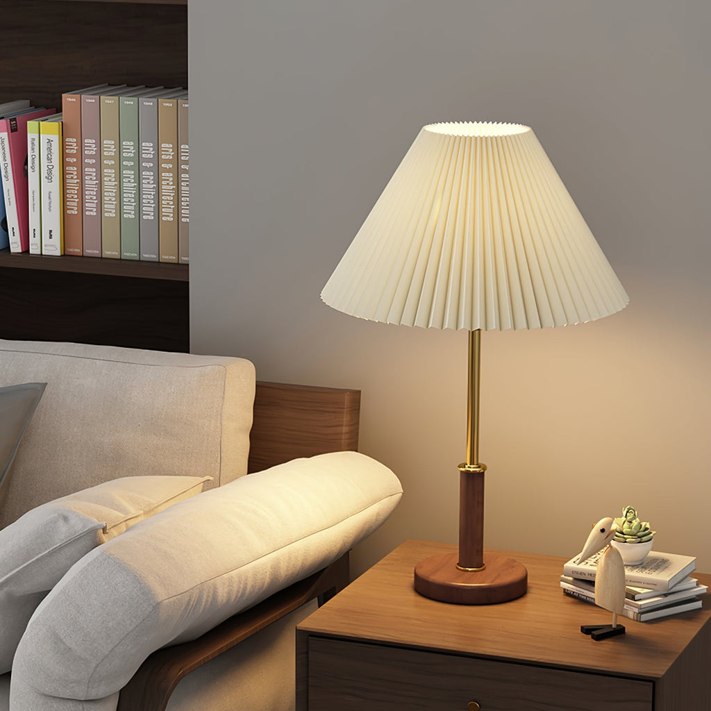 FENWICK WOODEN PLEAT LUMINAIRE